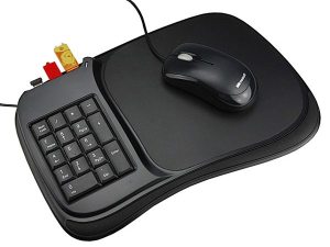 3-in-1 Mouse Pad + Numeric Keypad + 3 Port USB Hub